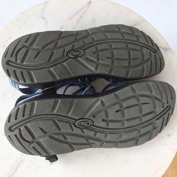 Chaco Women's ZX/3 Blue Strappy Outdoor Adventure Sandals - Picture 10 of 10